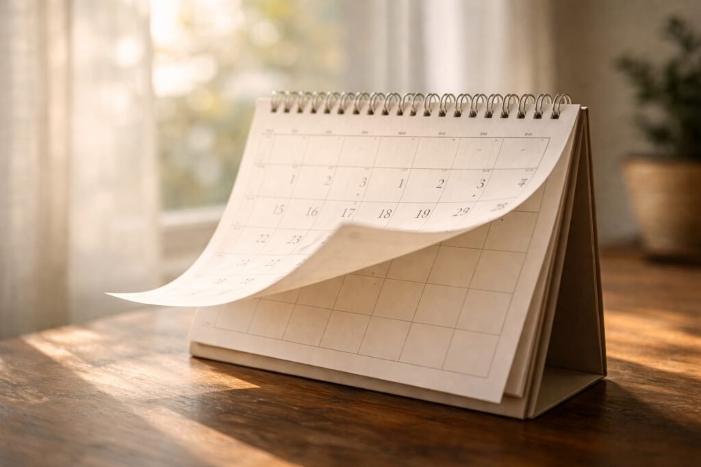 Símbolo de mudança e recomeço no início do ano