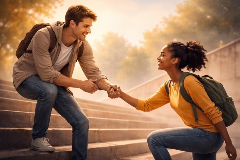 Ajudar o outro também transforma quem ajuda