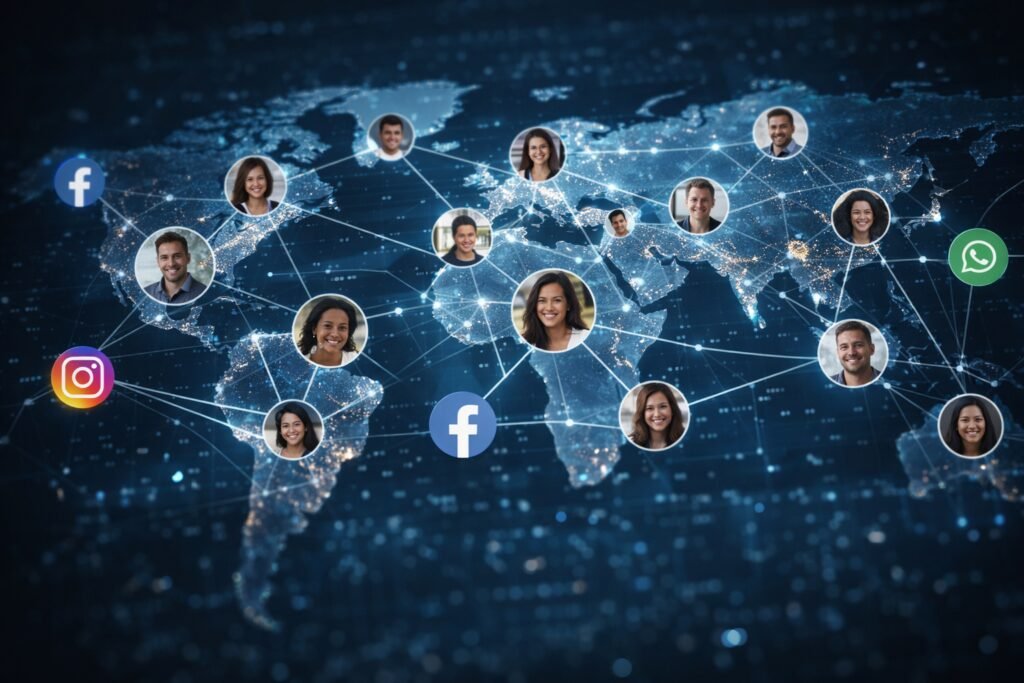 Busca de pessoas pelo Facebook no mundo