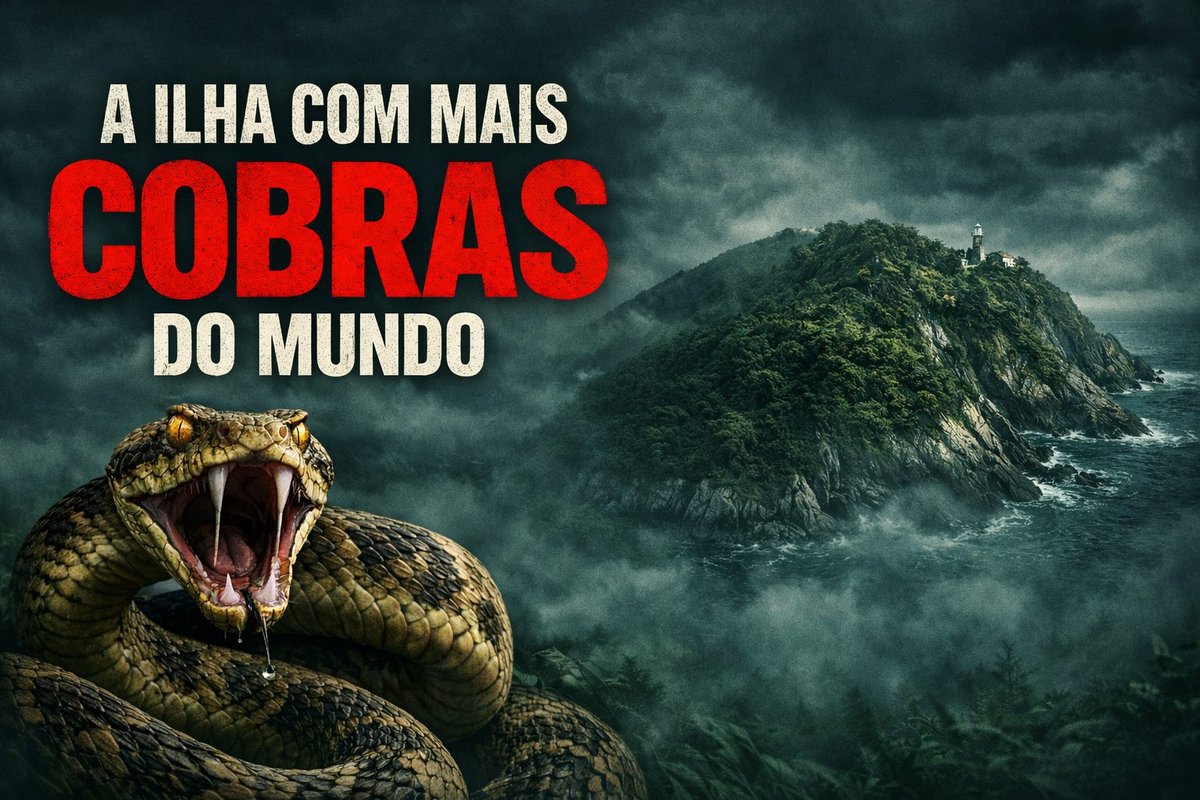 Ilha da Queimada Grande, conhecida como a ilha com mais cobras por metro quadrado do mundo