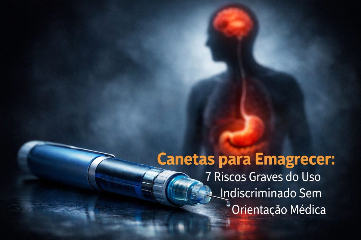 Uso indiscriminado de canetas para emagrecer e seus riscos à saúde