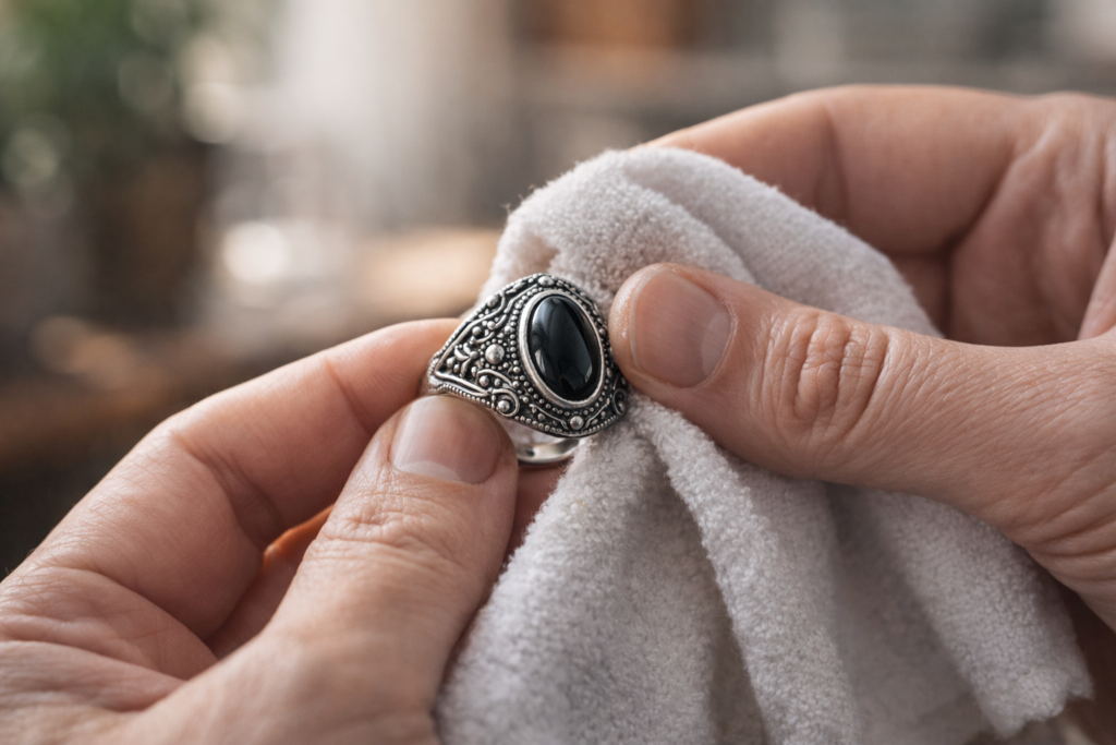 Como limpar prata escurecida
