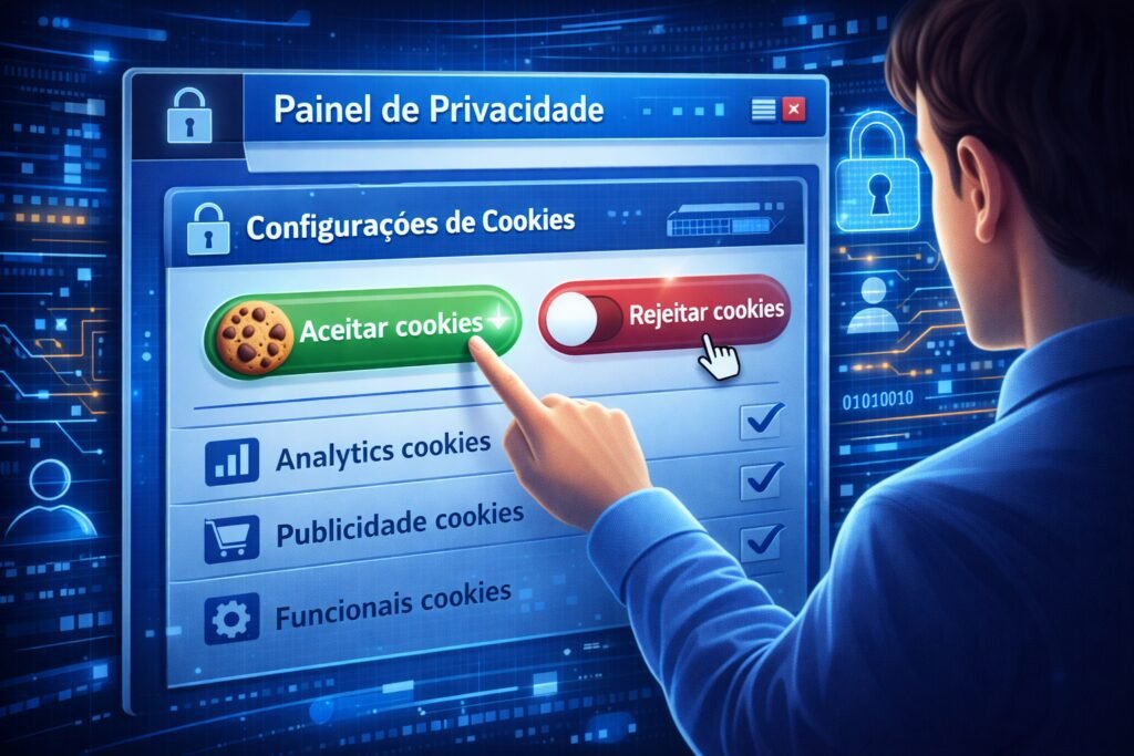 Controle de cookies e privacidade