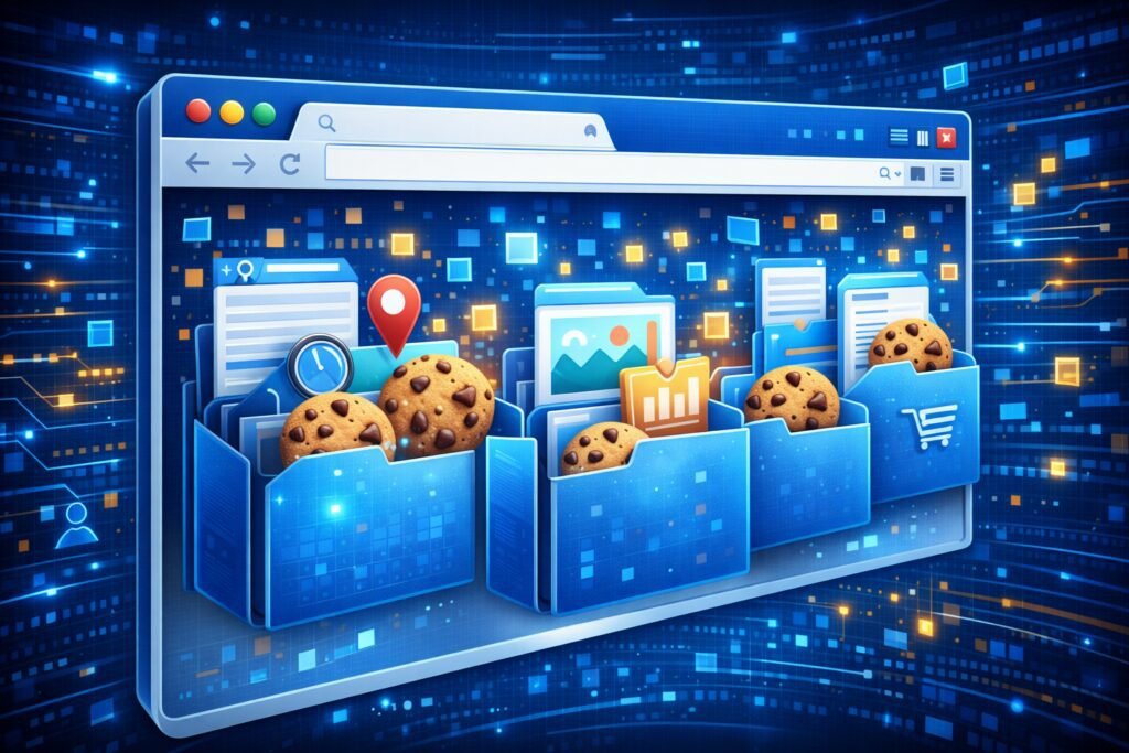 Funcionamento dos cookies da internet