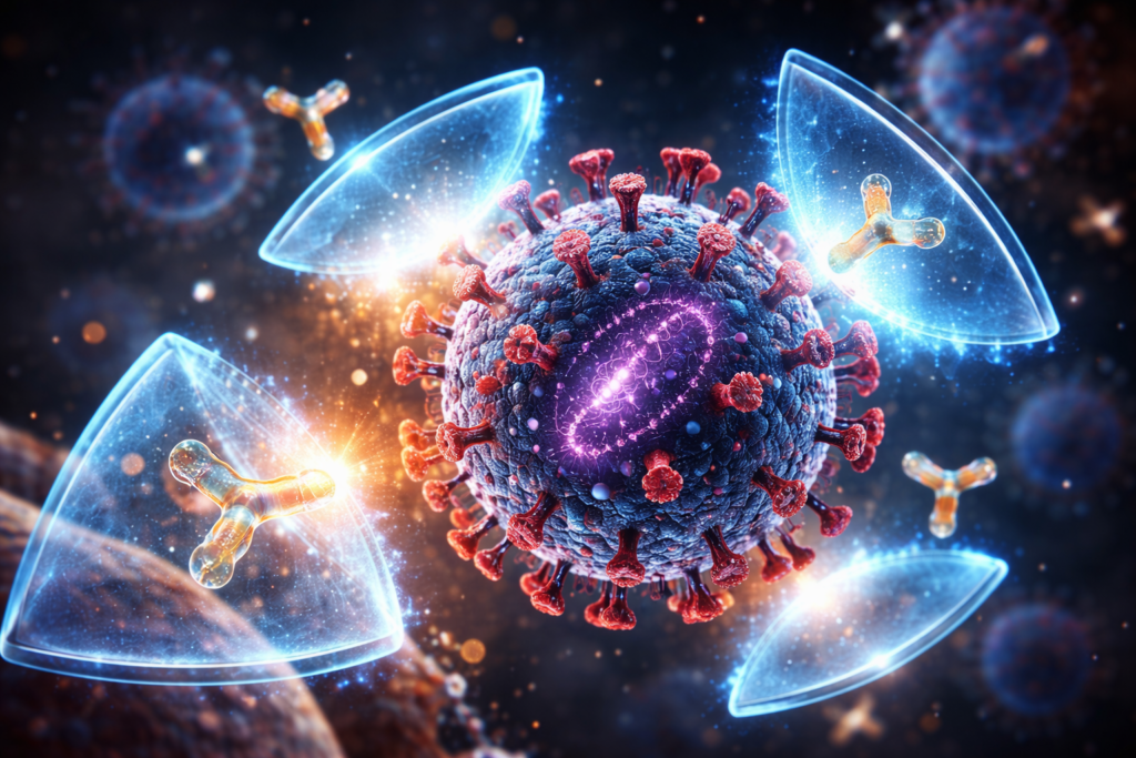 Lenacapovir bloqueando o HIV