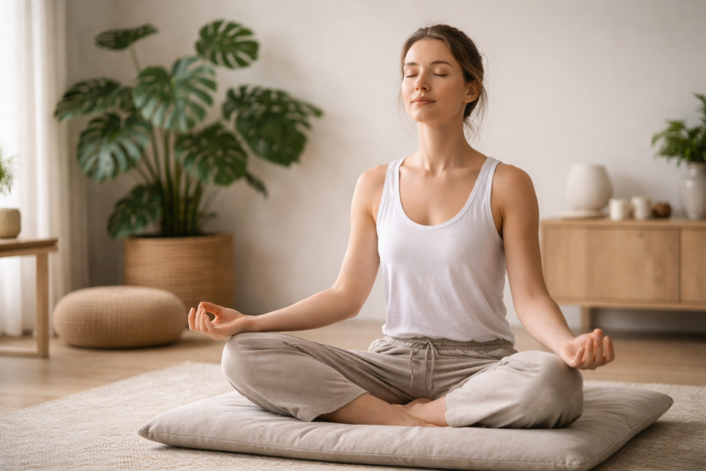 Meditação melhora a saúde física