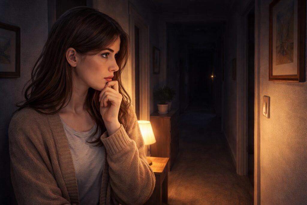 representação do medo de fantasma na mente