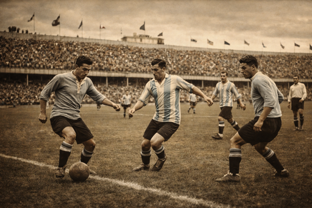 Primeira Copa do Mundo de futebol em 1930