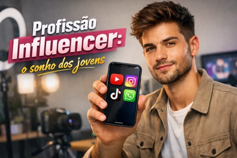 profissão influencer entre jovens