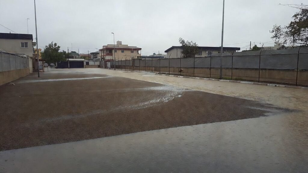 Solo impermeável e enchentes