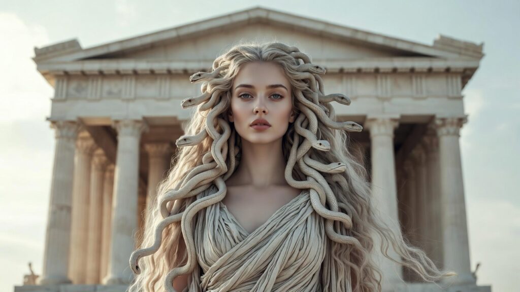 Medusa antes de ser amaldiçoada