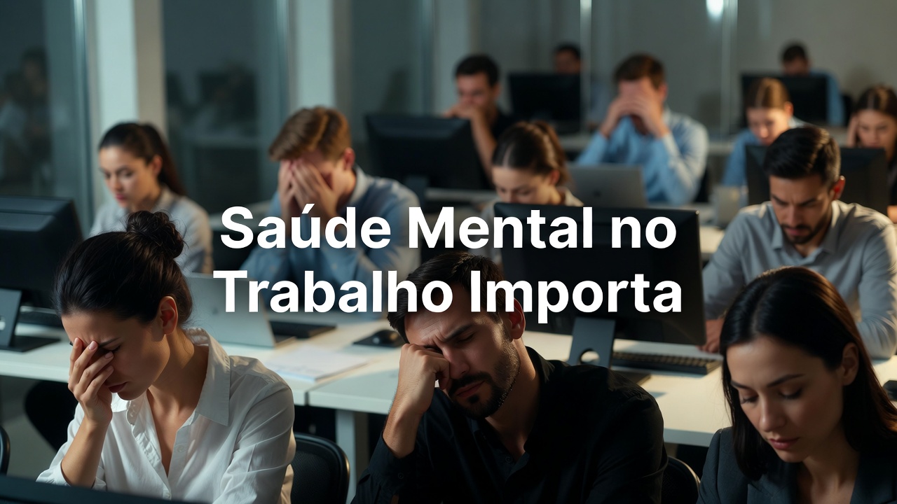 Saúde mental no trabalho é essencial para produtividade e bem-estar