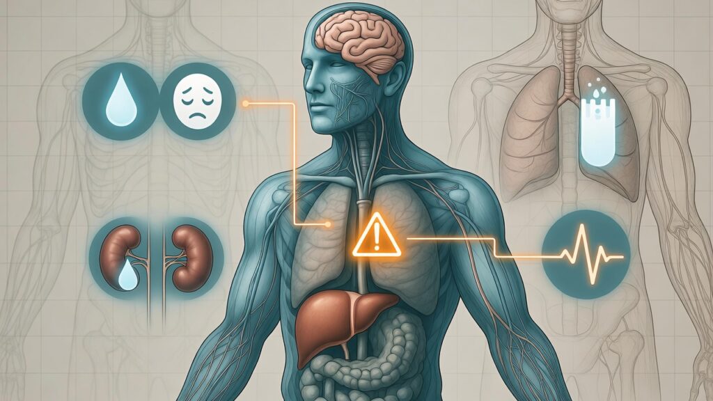 Sede excessiva como sinal de diabetes