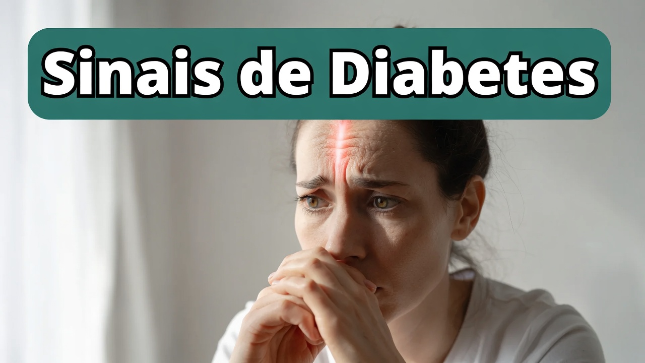 Sinais de diabetes ilustrados de forma clara