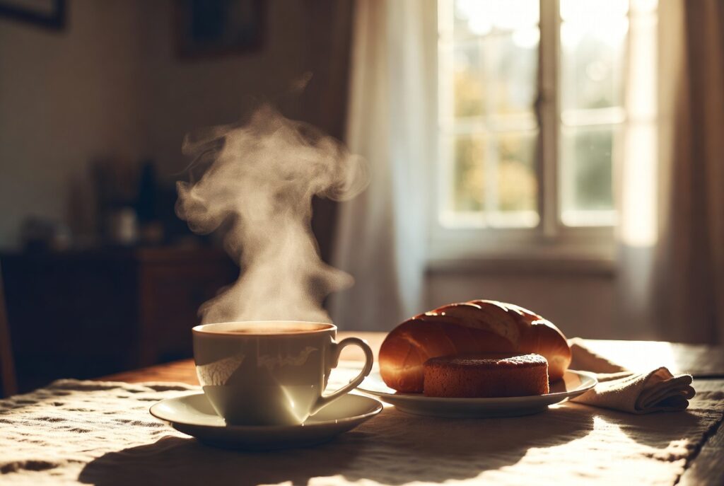 cafe manha acolhedora