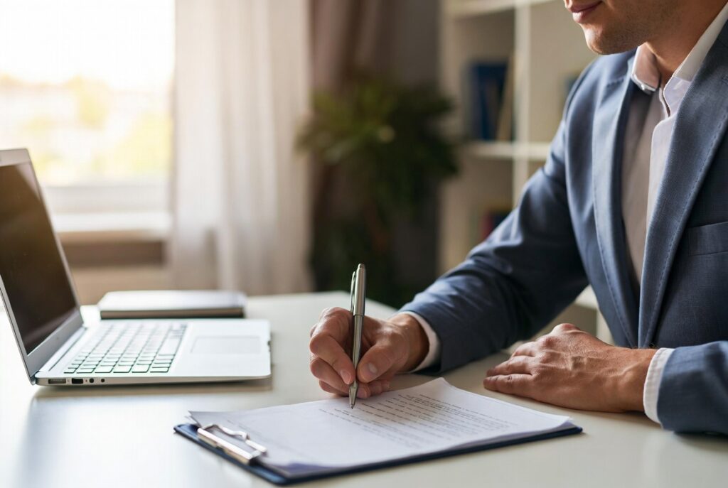 Pessoa iniciando uma pequena ação para vencer a procrastinação emocional
