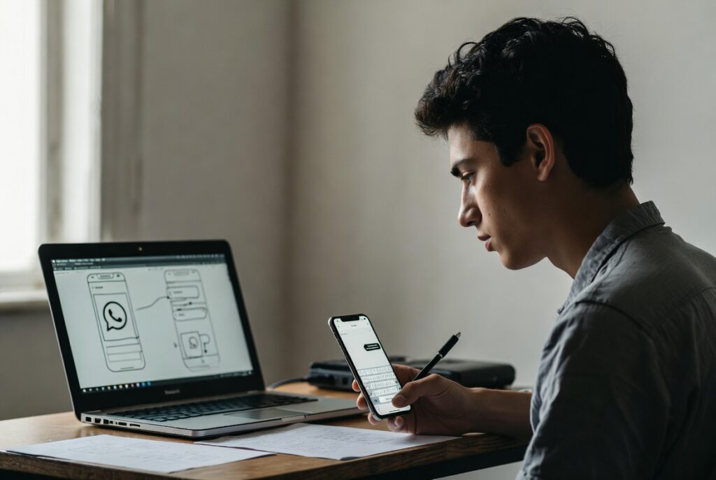 origem do whatsapp app