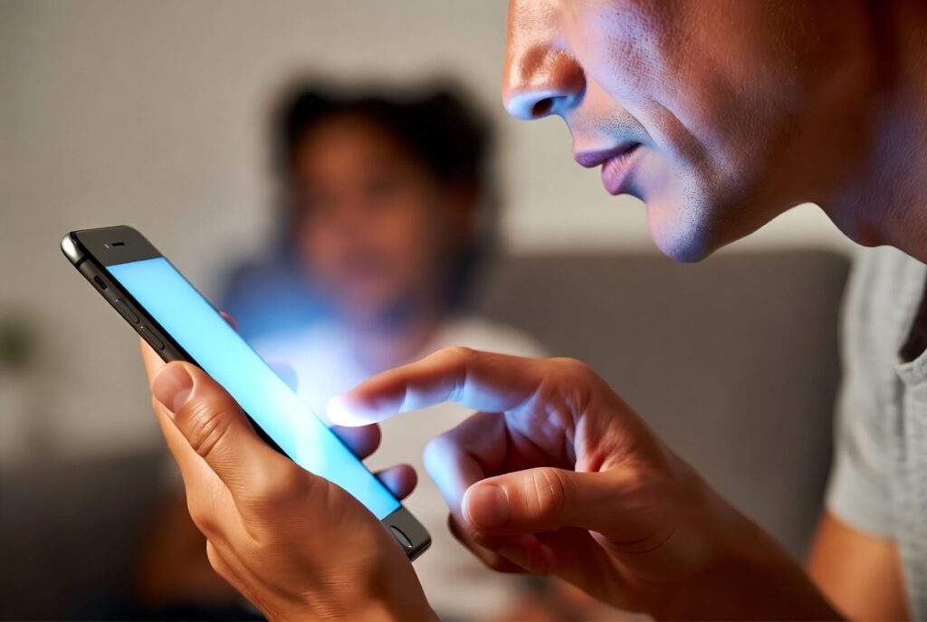 Thumbnail sobre abuso infantil nas redes sociais com alerta visual e clima de urgência